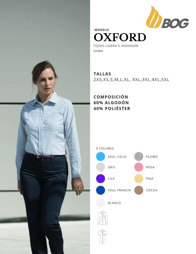 BLUSA MOD OXFORD DAMA
