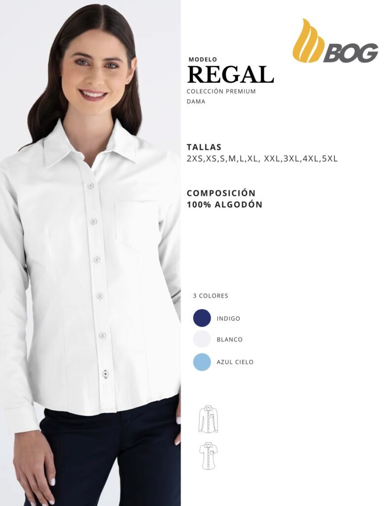 CAMISA MOD REGAL DAMA