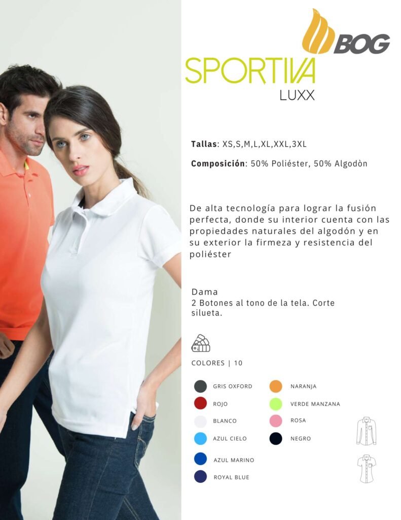 POLO MOD SPORTIVA LUXX DAMA