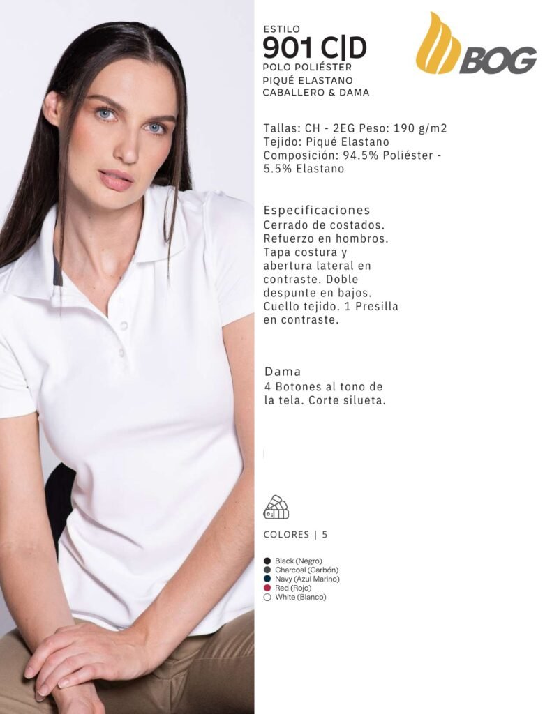 Playera tipo POLO Mod 901 CD