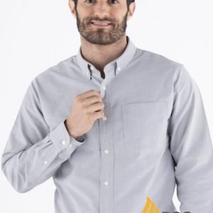 Camisa Hombre Manga Larga Oxford