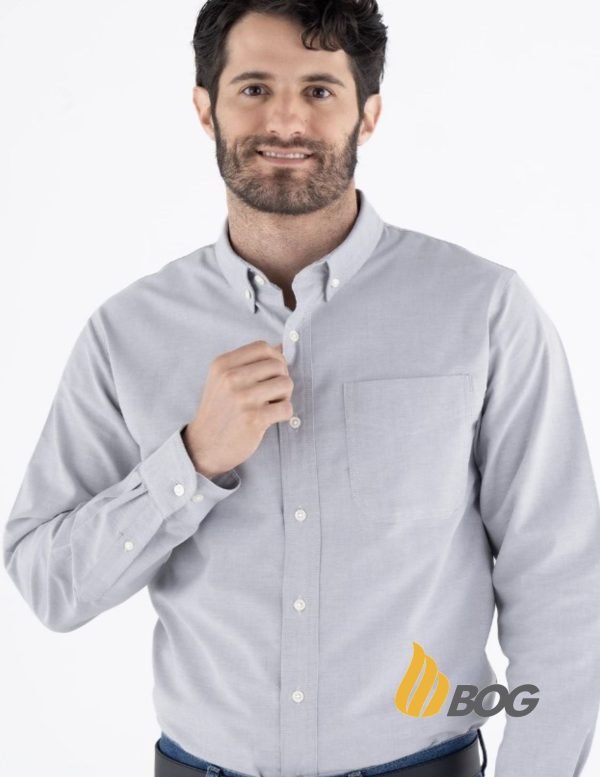 Camisa Hombre Manga Larga Oxford