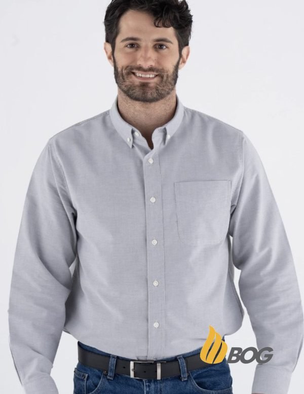 Camisa Hombre Manga Larga Oxford - Imagen 5
