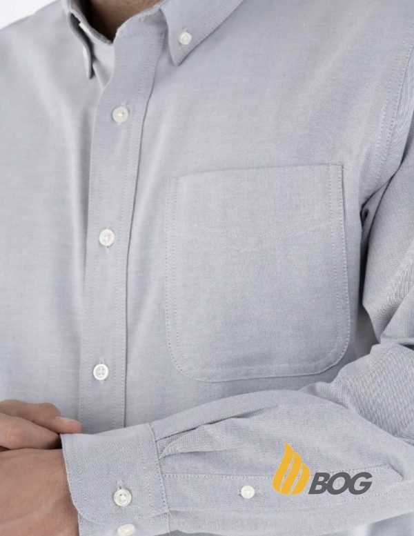 Camisa Hombre Manga Larga Oxford - Imagen 2