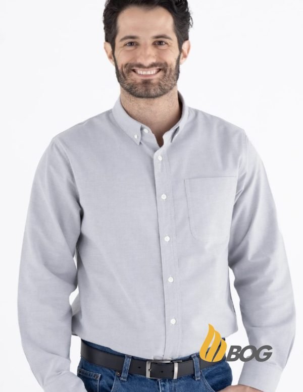 Camisa Hombre Manga Larga Oxford - Imagen 3