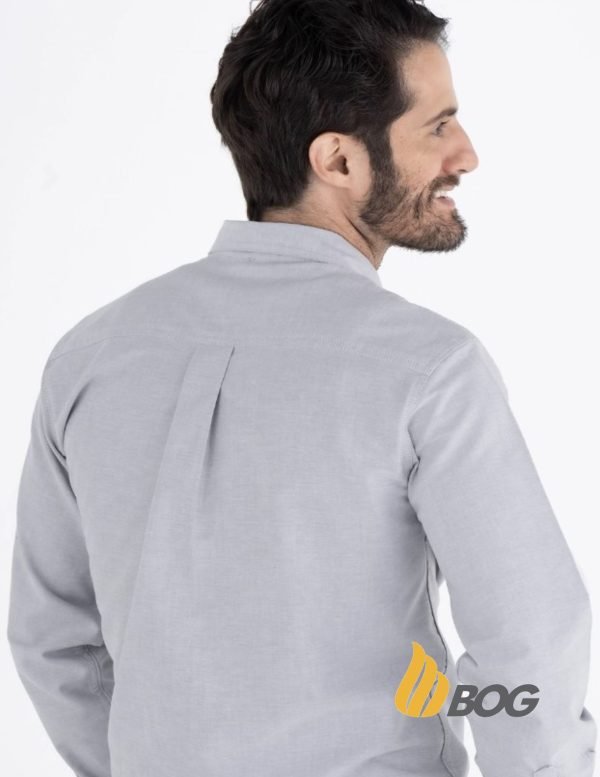 Camisa Hombre Manga Larga Oxford - Imagen 4