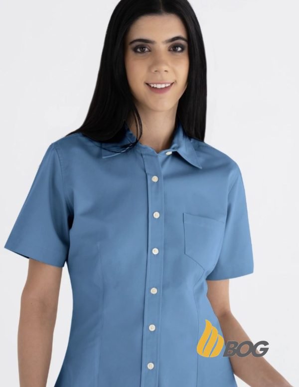 Blusa Mujer Manga Corta Polycotton - Imagen 2