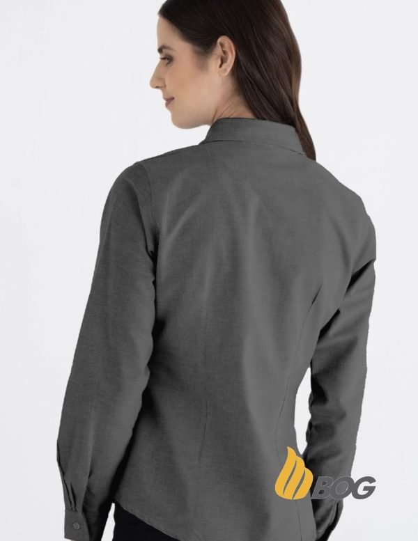 Blusa Mujer Manga Larga Oxford - Imagen 5