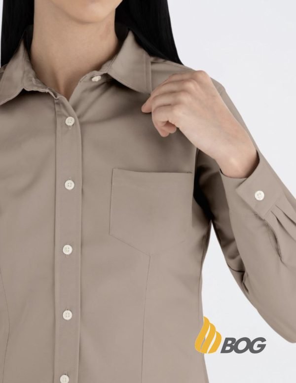 Blusa Mujer Manga Larga Polycotton - Imagen 3