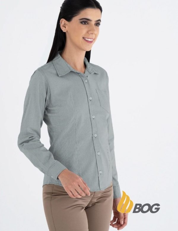 Blusa Mujer Manga Larga Sidón - Imagen 2