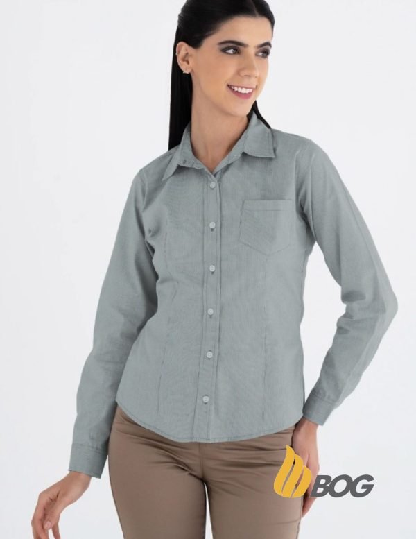 Blusa Mujer Manga Larga Sidón - Imagen 3