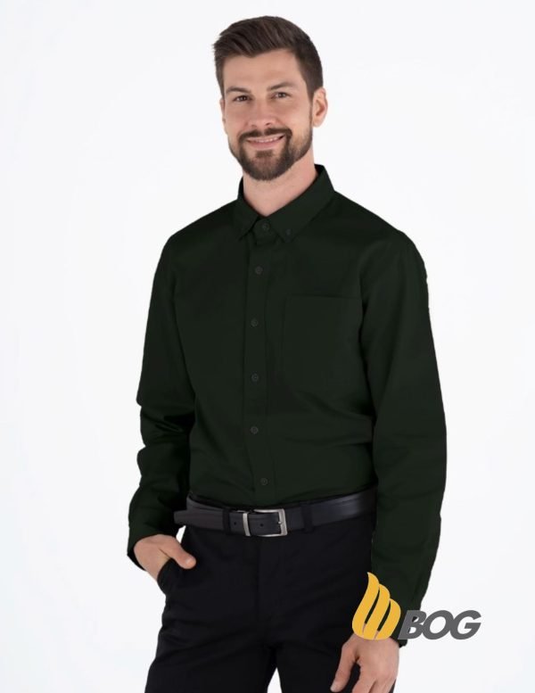 Camisa Hombre Manga Larga Polycotton