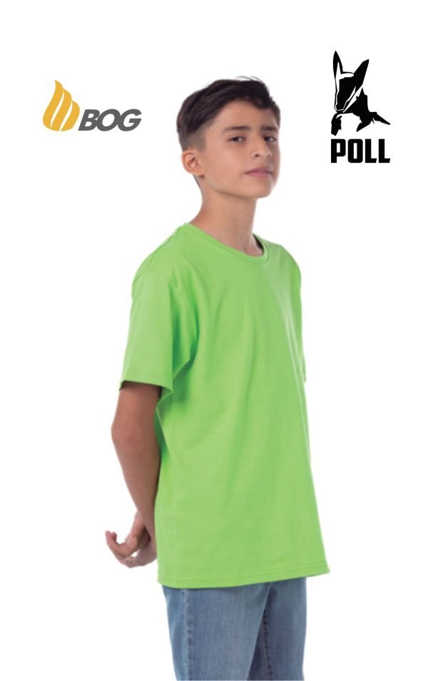 Playera Cuello Redondo Manga Corta Unisex para Joven Mod J0300
